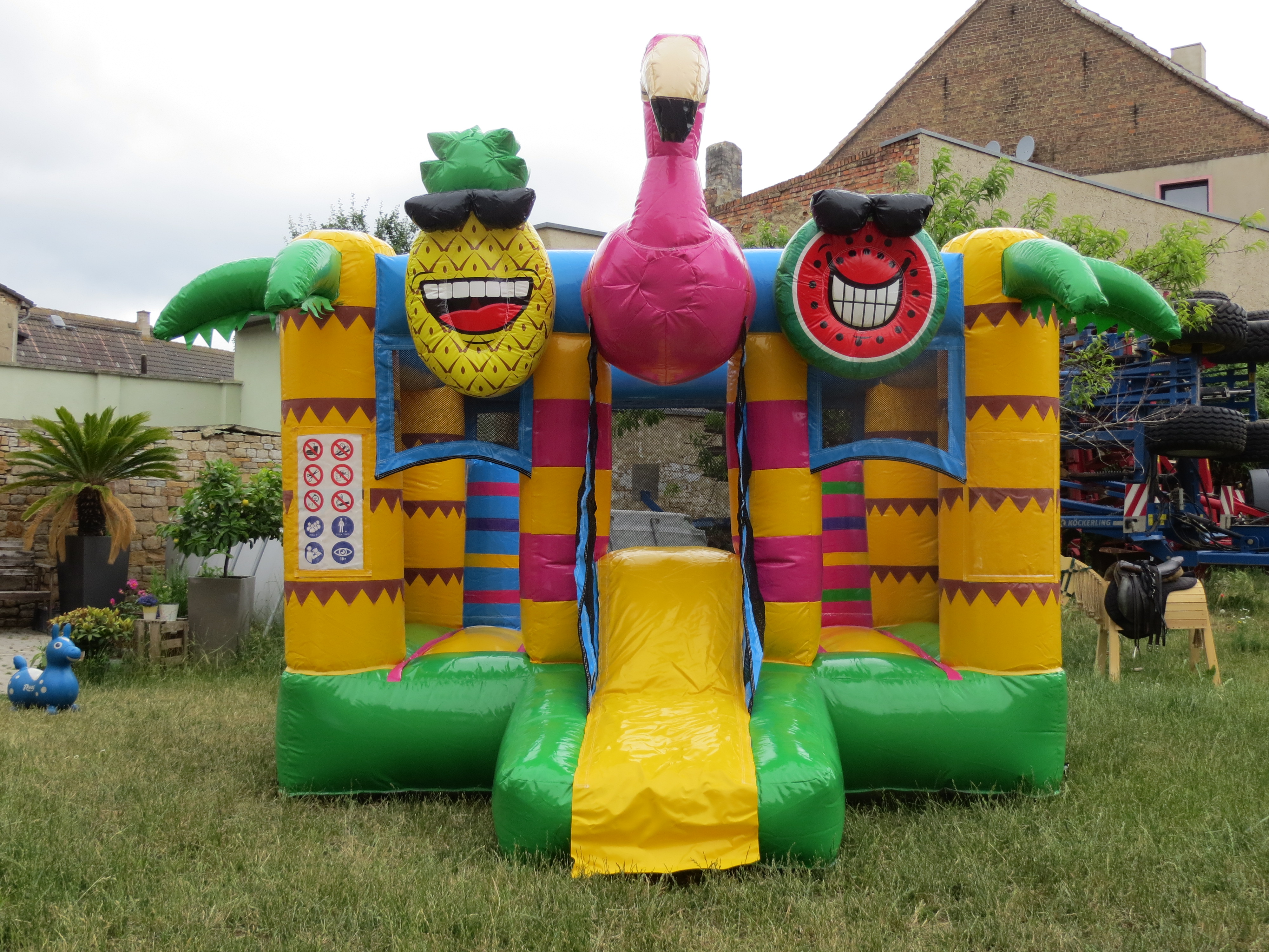 Multiplay Hüpfburg Flamingo Mini