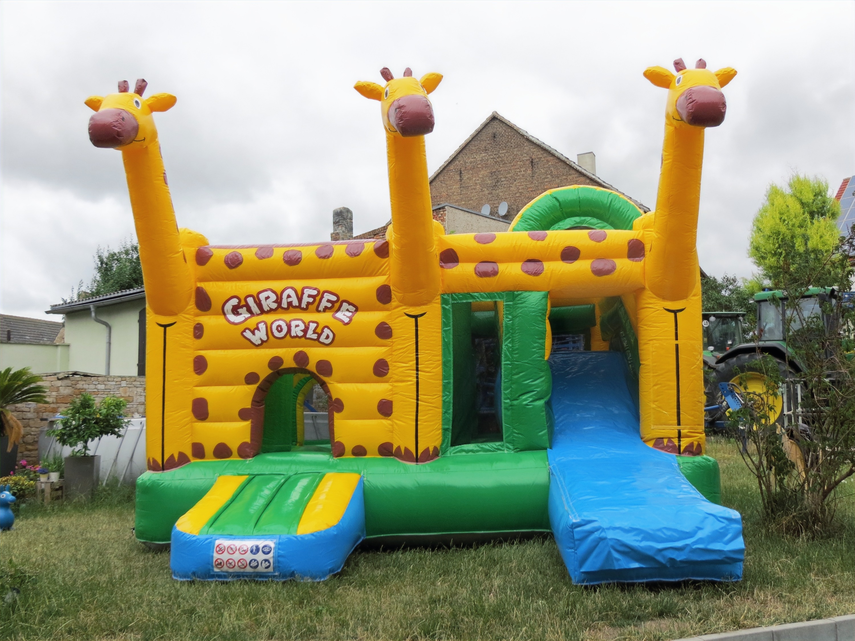 Multiplay Hüpfburg Giraffe Maxi